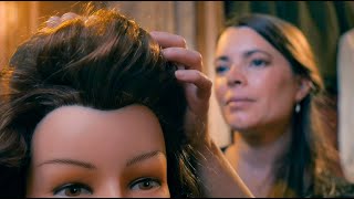 Hair Styling (Edwardian inspired) | ASMR Cozy Basics (hair brushing, scalp massage, soft spoken)