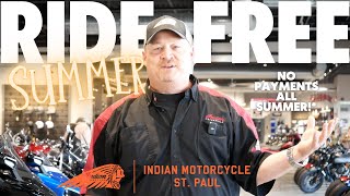 RIDE FREE SUMMER AT INDIAN MOTORCYCLE ST. PAUL