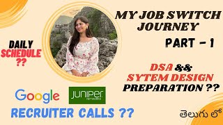 My Job Switch Journey || Part - 1