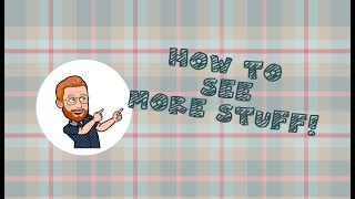 Mr. Matt: How to See More Stuff