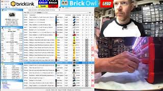 Live #17 /PABLO #21 / LEGO BrickLink Multi Order Picking / Thank you all my customers!