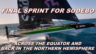 Final sprint for the Jules Verne Trophy record - Sodebo crosses equator to the northern hemisphere
