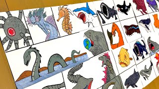 Drawing TOP 50 DEEP SEA MONSTERS!