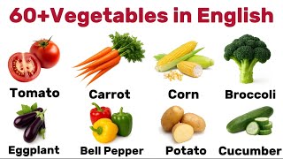 Learn 60+ Vegetables in English with Pictures | American English Vocabulary & Pronunciation
