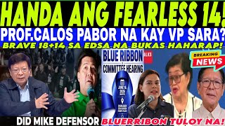 Breaking BLUERIBBON TULOY sa EDSA ILALATAG ang VIDEO MIKE DEFENSOR PASABOG sa SPL.SESSION? #prrd