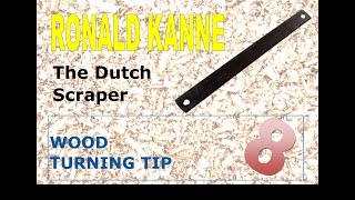 WOODTURNING TIP: THE DUTCH SCRAPER