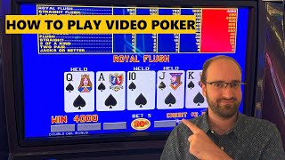 How To Play Video Poker | Learn In 8 Minutes! | Casino Gambling Explained