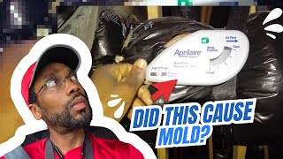 Addressing Mold Issues Caused by Stuck Bypass Damper HVAC Day in the Life ￼