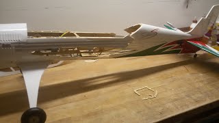 Repair of model SebArt Su-29S 50E