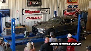 2021 Shelby GT500 On The Dyno