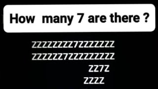 Only 2% can find the total number of '7'⁉️🔥 Eyesight test! 🤔