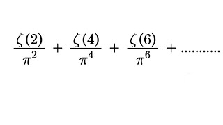A nice infinite sum