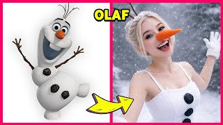 Frozen 1 & Frozen 2 Characters Gender Swap in Real Life + 🔊 Guess Frozen Characters by Their Voice