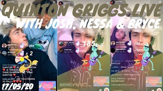 QUINTON GRIGGS LIVE W/ JOSH RICHARDS, NESSA BARRETT & BRYCE HALL