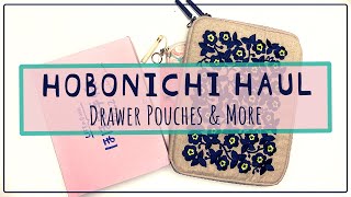 HOBONICHI HAUL | Trying out Drawer Pouches | Stationery Haul