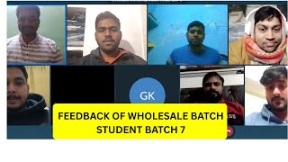 Feedback from participant from Pharma wholesale business management workshop batch 7