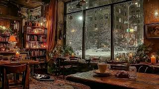 Soft Melting Rain & Vintage Jazz | 1940s Cafe Ambience
