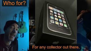 ReneRafael.com/eBay - Apple Vintage iPhone 5S Silver 16GB A1533 + iPhone 3GS Box Collectible