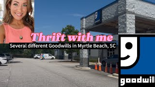 Goodwill thrifting in Myrtle Beach, SC