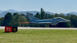 Eurofighter Typhoon takeoff on NATO Days 2025 Ostrava