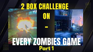 2 Box Challenge on Every Call of Duty Zombies game! Random Map Selection 