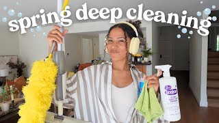 DEEP CLEAN WITH ME🫧 body double, entire home clean (no music)!