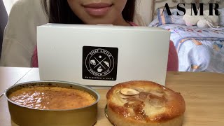 CREME BRÛLÉE & PEAR TART ASMR EATING SOUNDS (No Talking) 먹방