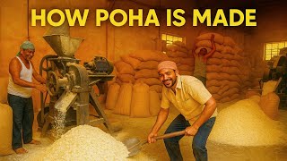 How India’s Favorite Breakfast is Mass Produced | Explore The Poha Making Process Inside The Factory