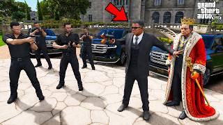 Franklin Becomes The King’s Bodyguard in GTA 5 | SHINCHAN and CHOP
