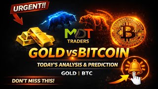 📊 Gold & Bitcoin (BTC) Market Analysis | Today’s Price Prediction #forextrading #gold #btc