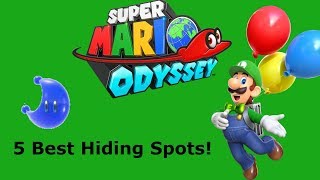 5 Best Luigi's Balloon World Hiding Spots! (Wooded Kingdom)