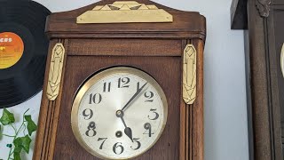 Rare 1920's French Fontenoy dual chime Art deco box clock with Fontenoy and Westminster chimes!