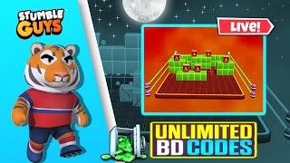 LEGENDARY BLOCK DASH UNLIMITED CODES EU AND INW  Stumble Guys Live