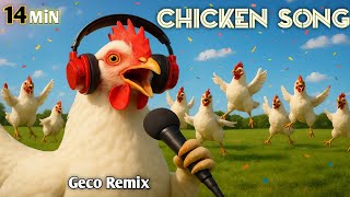 J. GECO - CHICKEN SONG FOR 14 MINUTES STRAIGHT | The hens Song & Chicken Dance Song Video 2025