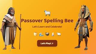 Passover Spelling Bee for Kids  | Passover Game for Kids | Sabbath Games for Kids