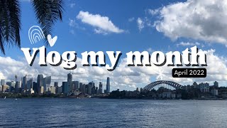 Vlog My Month | 4月：海外打工妹减肥(again!)、练琴、上班