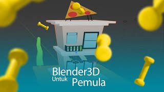 Tutorial Blender3D Membuat Bangunan Toko Pizza || part 3 || #blender