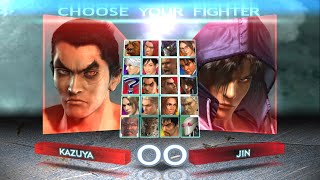 Tekken 4 - All Characters List PS2 Gameplay HD (PCSX2 v2.0)