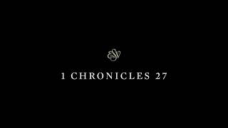 1 Chronicles 27 - English Standard Version (ESV)