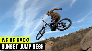 We're Back! Sunset Session At The "Training Grounds" | MTB Vlog 038