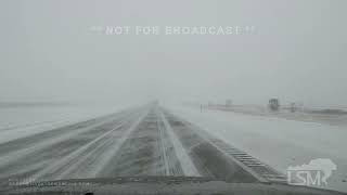 11-25-2025 Fargo, ND - Blowing snow making travel difficult before Thanksgiving