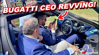 Bugatti CEO Mate Rimac Revving the V12 Gordon Murray T.50 & Checking S1 LM