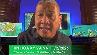 TIN HOA KỲ VÀ VN 11/2/2026