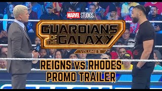 Roman Reigns vs Cody Rhodes Wrestlemania Promo: Guardians of the Galaxy Vol. 3 Trailer Style