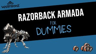 How to Defeat Razorback Armada Solo! | Warframe 2020 Guide.