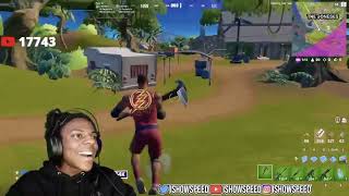 IShowSpeed Reacts To New Fortnite Feature😂
