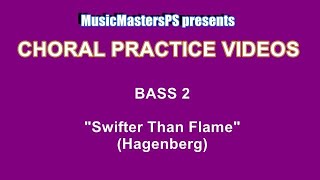 "Swifter Than Flame" (Hagenberg) Bass 2 (PRACTICE VIDEO)