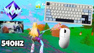 Aula F75 ASMR🤩 Unreal Ranked 💰 Satisfying Keyboard Fortnite 540 FPS Smooth 4K