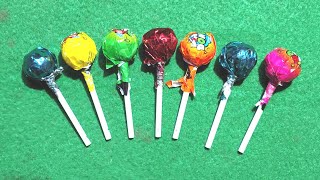ASMR Most Popular Candys lollipop / Some lots of colourful rainbow unpacking chocolate eat