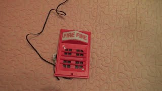 Rare 120VAC Simplex 2903 9150 Strobe + 2901-9525 Fire Alarm (Former Danbury HS Fire Alarm)